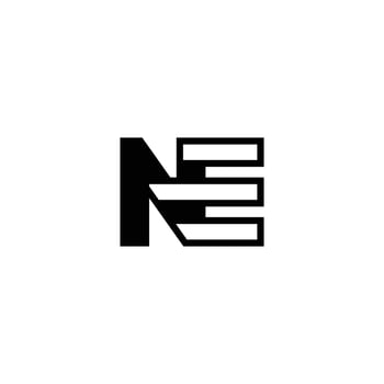 Refined EN or NE Logo Made for Lasting Impressions vector