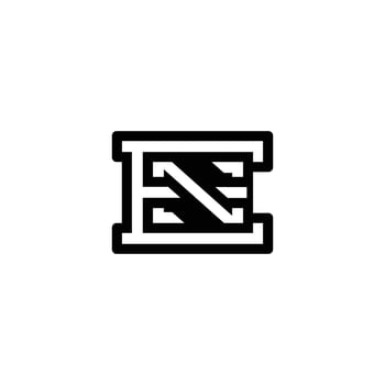 Creative EN NE Lettermark Logo for Unique Brands vector