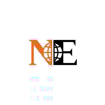 EN NE Stylish Alphabet Logo with a Clean, Modern Look vector