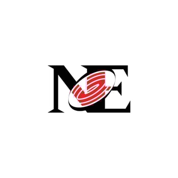 Target EN NE Logo for High End Fashion and Business vector
