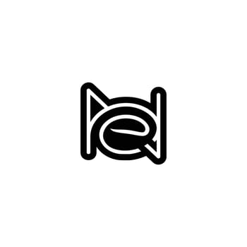 Premium EN NE Initial Monogram Logo Crafted for Elegance vector