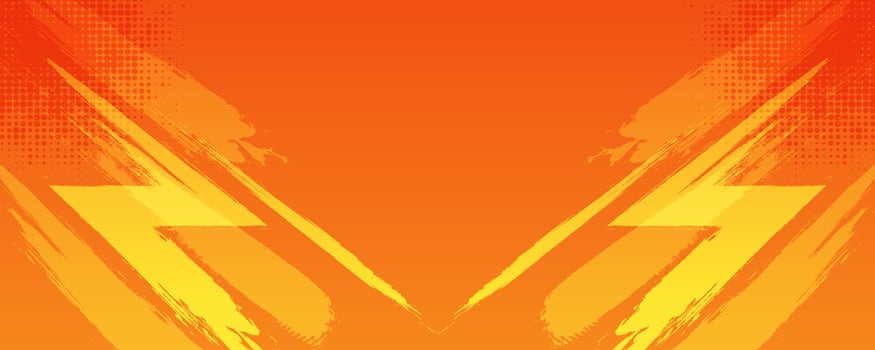 Dynamic orange abstract background with grunge texture and modern design illustration template vector