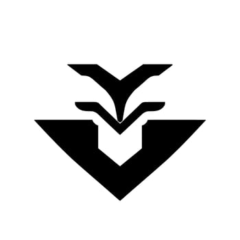 Abstract Black and White Geometric . Minimalist Modern Art Symbol. A creative graphic with bold shapes perfect for or contemporary illustration. vector