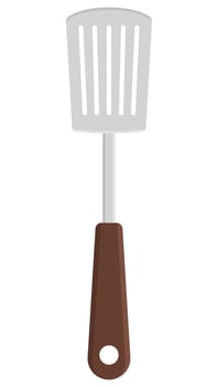 Spatula icon flat style isolated on white background. vector