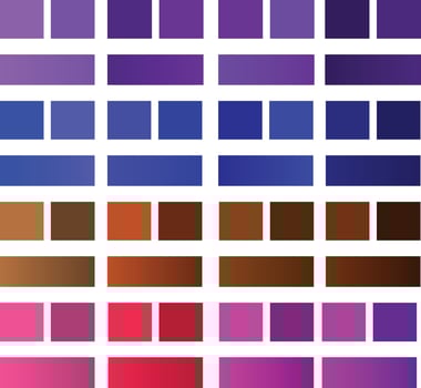 Colorful Gradient Design Elements Pack vector