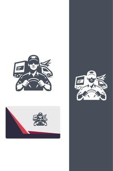 Fast Transporter Delivery Gul logo vector