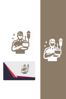 Speed Route Delivery Gul logo vector