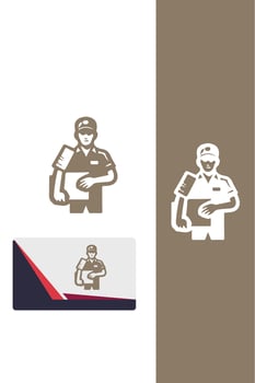 Fleet Fly Delivery Gul logo vector