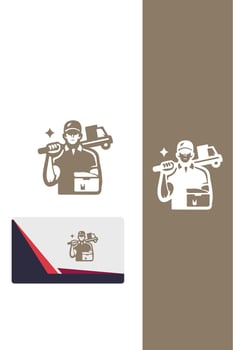 Quick Ship Delivery Gul logo vector