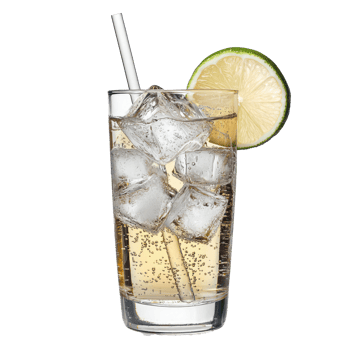 Club Soda isolate on transparent background png