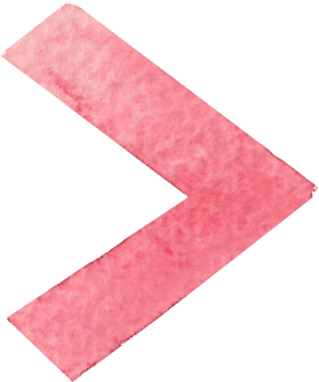 Numeric Greater Than or Greater Than symbol that is drawn and painted by hand in light red watercolor of fine art style png