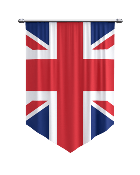 United Kingdom Flag Banner png