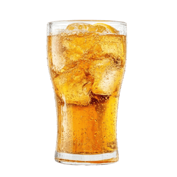 coke in glass isolate on transparent background png