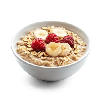 Oatmeal isolate on transparent background png