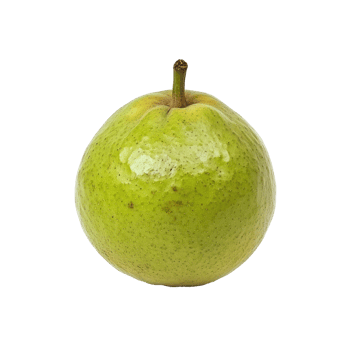 A green apple on transparent background png