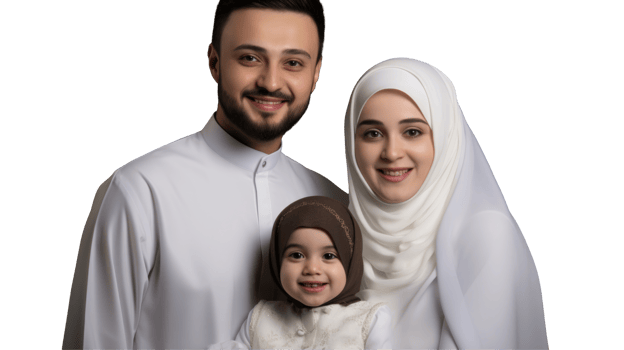 A young man and woman in white are posing for a photo png