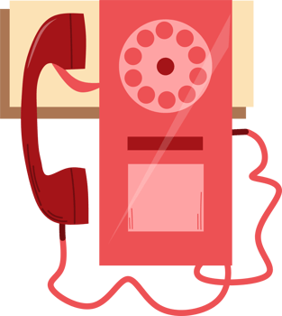 Old telephone clipart png