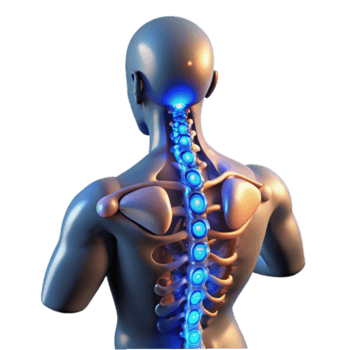 vibrant contemporary Human Spinal Anatomy Vertebrae, Back Pain, and Posture exclusive png
