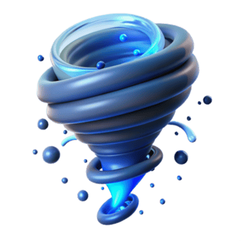 magnificent classic Vortex A 3D Blue Swirl Animation high quality png