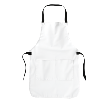 White Kitchen Apron, Durable Material, Chef Outfit png