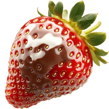 juicy strawberry with red color and tiny water droplets png