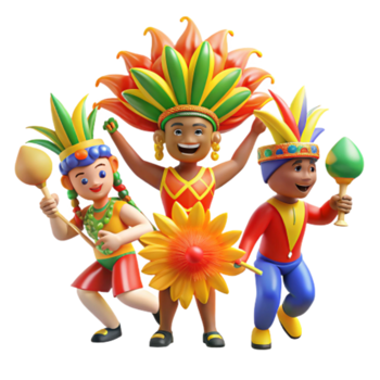 stunning classic Vibrant Carnival Dancers Festive Celebration exclusive png