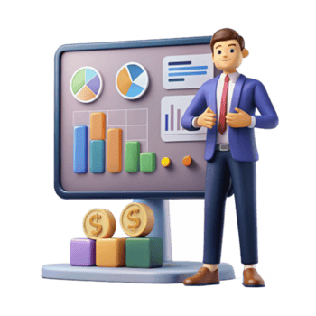 elegant rustic Financial Data Analysis Charts, Graphs Growth original png
