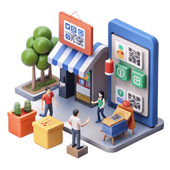 stunning vintage QR Code Mobile Payment Cashless Retail Shopping Experience genuine png