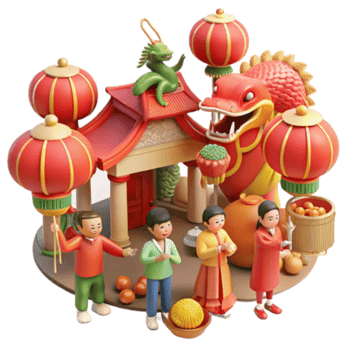 impressive creative Celebrating Lunar New Year Traditions, Culture, and Festivities authentic png