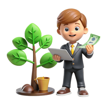 beautiful rustic Growing Investments Smart Financial Planning for Future Growth high quality png