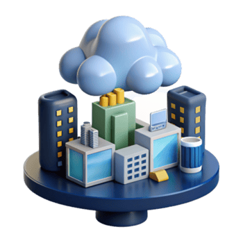 elegant vintage Cloud Computing Transforming Urban Infrastructure original png