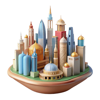 stunning contemporary Cityscape Architectural Wonders, Skyline, Urban Landscape high resolution png