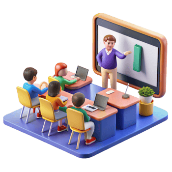 elegant abstract Interactive Classroom Engaging Lessons with Technology exclusive png