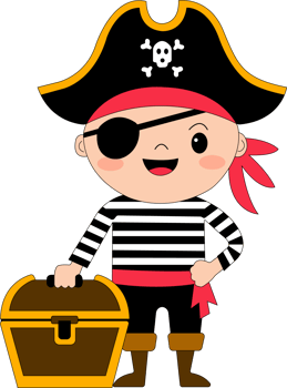 Cute pirate boy png