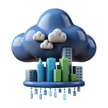 serene artistic Cloud Computing Smart City Infrastructure genuine png