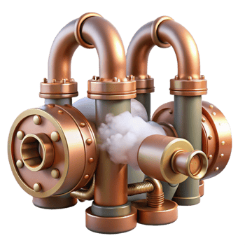magnificent contemporary Steampunk Engine Retrofuturistic Machine Design original png