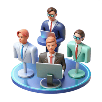 dramatic abstract Teamwork, Collaboration, and Network Success detailed png