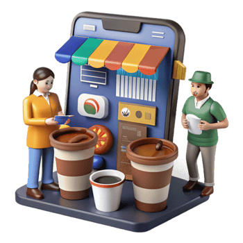 wonderful artistic Mobile Coffee Shop Online Ordering Pickup authentic png