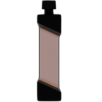 3d render black bottle whiskey design with transparent background png