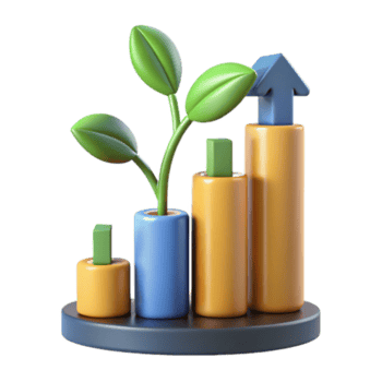 magnificent creative Growth, Sustainability, and Progress A Visual Representation high resolution png
