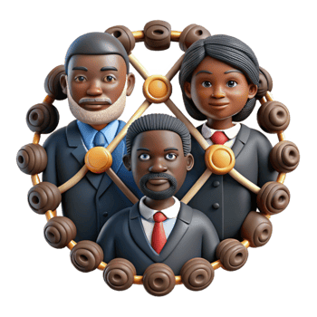 extraordinary vintage Teamwork, Collaboration, and Network Success 4K png