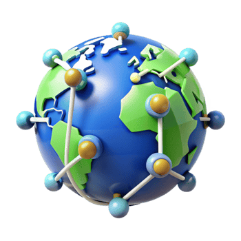 magnificent vintage Global Network Connections Interconnected World exclusive png
