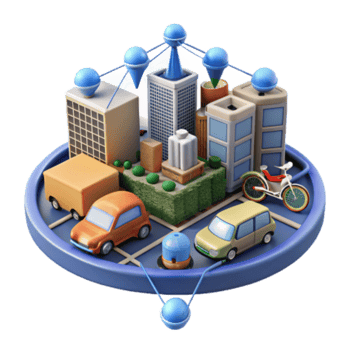 serene classic Smart City Connected Vehicles, Urban Infrastructure, and IoT professional png