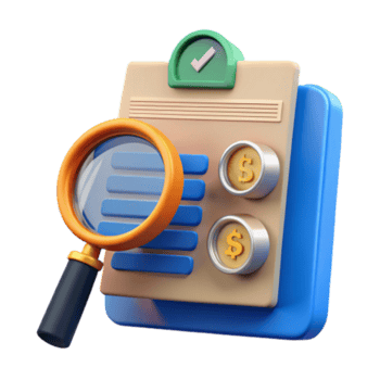 extraordinary contemporary Financial Checklist Auditing Magnifying Your Finances high resolution png