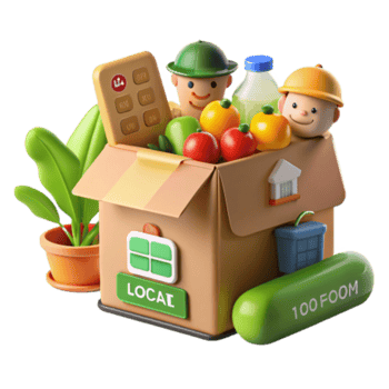 wonderful classic Local Grocery Delivery Fresh Produce 100 FooM 4K png