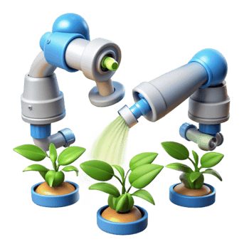 impressive contemporary Automated Plant Watering System Robotic Irrigation for Efficient Agriculture original png