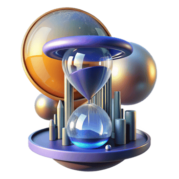 stunning minimalist Abstract Hourglass Time, Geometry, and Design premium png