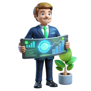 impressive traditional Business Growth Data Analysis Financial Insights 4K png
