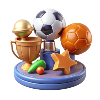 elegant rustic Sports Awards Trophy, Soccer, Basketball, Star authentic png