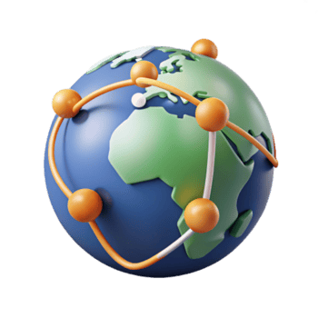 vibrant rustic Global Network Connections Interconnectivity and Communication high resolution png